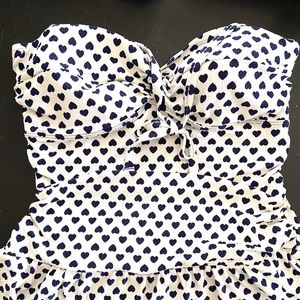 Skirted one piece swimsuit